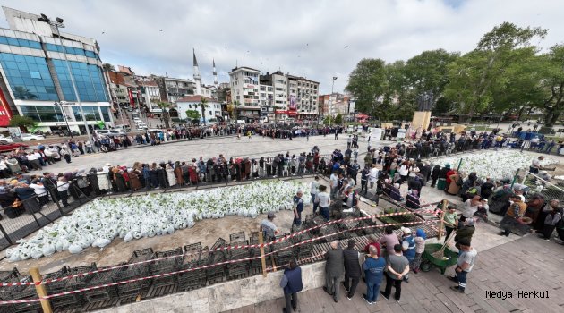 350 BİN ATA TOHUMU FİDESİ, KDZ. EREĞLİ HALKIYLA BULUŞTU