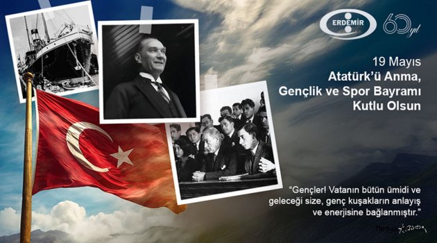 ERDEMİR'DEN 19 MAYIS KUTLAMASI