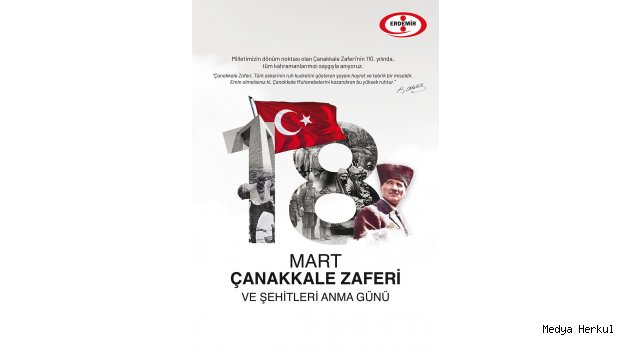 ERDEMİR'DEN , ÇANAKKALE ZAFERİ KUTLAMASI 