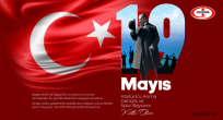 ERDEMİR'DEN 19 MAYIS ATATÜRK´Ü ANMA GENÇLİK VE SPOR BAYRAMI MESAJI