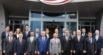 OYAK YÖNETİM KURULU BAŞKANI ZEKAİ AKSAKALLI, ERDEMİR’İ ZİYARET ETTİ.