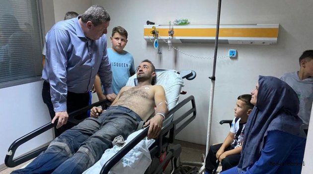 TEKİN’DEN YARALI MADENCİLERE GEÇMİŞ OLSUN ZİYARETİ